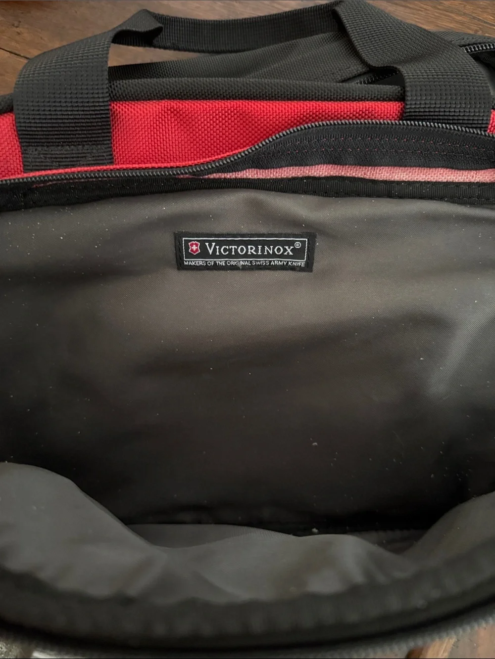 Victorinox Red and Black Travel Werks Bag with Front Organizer